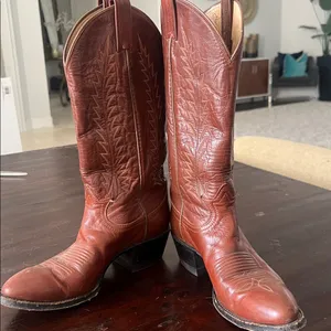 Tony Lama Brown Women’s Leather Boots size 5 1/2 thumbnail 2