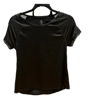 APANA Black Short Sleeve Athletic Shirt thumbnail 1