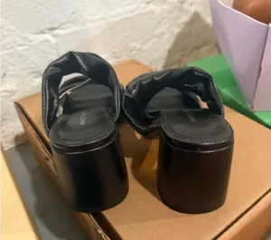Marc Fisher Black and Cream Women's Sandals thumbnail 3