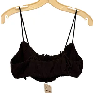 Free People Black Crop‎ Top nwt thumbnail 3