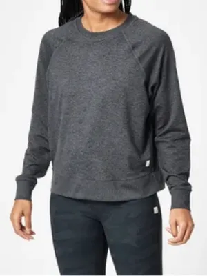 Vuori Halo dark gray crewneck long sleeve thumbnail 1