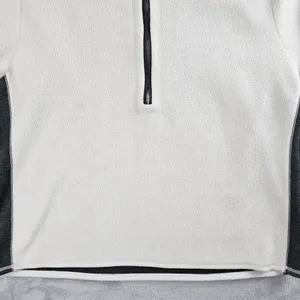 Eddie Bauer Reversible Long Sleeve 1/4 Zip Sweater Womens Size XL Gray/Cream thumbnail 3