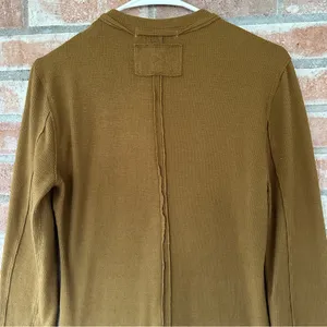 We The Free Gia Cardigan Dress Brown Button Up Thermal Women’s Medium Multiwear thumbnail 10