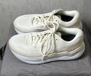 Brooks Ghost Max 2 Running Shoes Women's 9 2E Extra Wide White Pink‎ Sneakers thumbnail 1