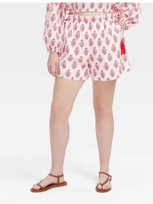 Roller Rabbit x Target Bouquet Side-Tie Beach set Pull-On Shorts & Top thumbnail 2