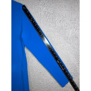 Tunic‎ Dress 10-12 Cobalt Blue Embellished Lagenlook Layering Long Sleeve Modest thumbnail 12