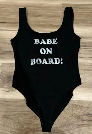 The Laundry Room Babe On Board Bodysuit Women’s Medium thumbnail 1