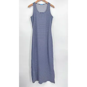 J McLaughlin Dress Women's‎ Maxi Casual Travel Striped Stretch Blue White Small thumbnail 4