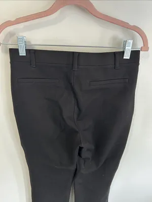 Quince Ultra Stretch Ponte Straight Leg Pants Black thumbnail 7