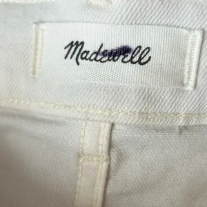 Madewell Flared Wide-Leg Jeans Vintage‎ Ivory Size 26 thumbnail 6