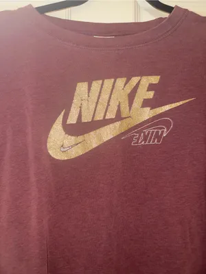 Nike Women's Crewneck Sweatshirt with Gold Logo thumbnail 2