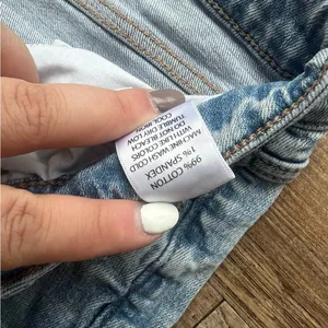 Willow + Root Womens Blue Light Wash Mom Fit Distressed Ripped Denim Jeans Sz 30 thumbnail 8