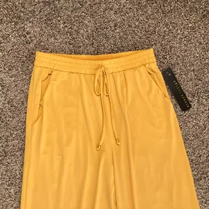 Always Indigo Boho Mustard Wide Leg Pull thumbnail 3