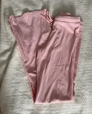 White Fox Boutique Ribbed Fit and Flare Sweatpants thumbnail 1