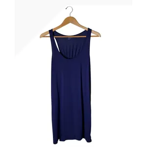Gap GapBody Sleep Shirt Women Large Blue NWT Pure Body Racerback Nightgown thumbnail 2