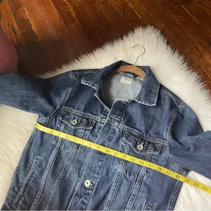 Jean Jacket Dark Wash Y2K 100% cotton thumbnail 4