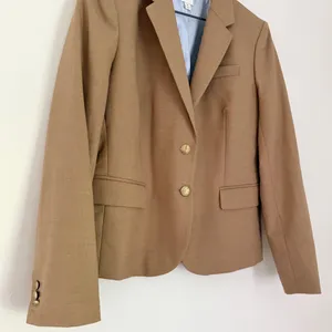 J. Crew Factory Wool Original Schoolboy Blazer Camel Brown Women’s Size 8 thumbnail 7