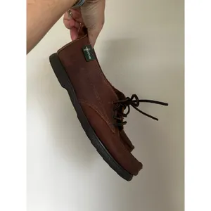 Eastland Brown Leather Boat Shoes size 8 Rugged Preppy Coastal Timeless Workwear thumbnail 3