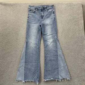 American Eagle Festival Flare Jeans High Rise Boho Retro Women's 10 x 29 thumbnail 2