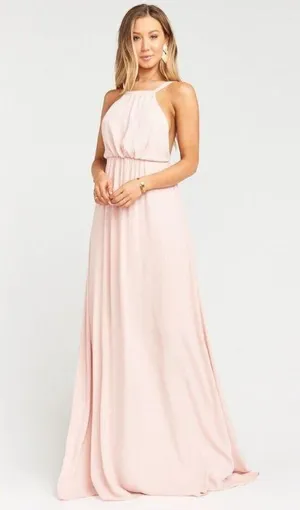 Show Me Your Mumu Amanda Maxi Dress in Dusty Blush thumbnail 1