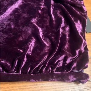Lulus Muse Moment Crushed Velvet One-Shoulder Mini‎ Dress Purple Size XL thumbnail 7