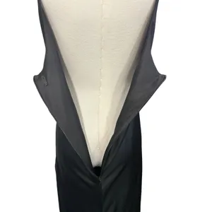 Vtg Kirna Zabete Luxury Stretch Silk Charmeuse Slip Maxi Dress Y2K Tulip Hem USA thumbnail 8