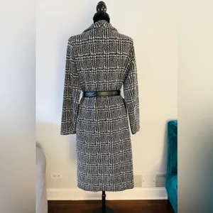 Nice,soft,very COMFY trench coat/long jacket 🖤🤍🖤 thumbnail 5