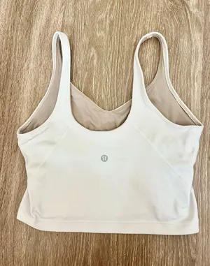 Lululemon Align Tank in White size 8 thumbnail 2