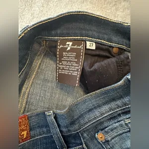 7 for all mankind the ankle skinny jeans size 27 thumbnail 5