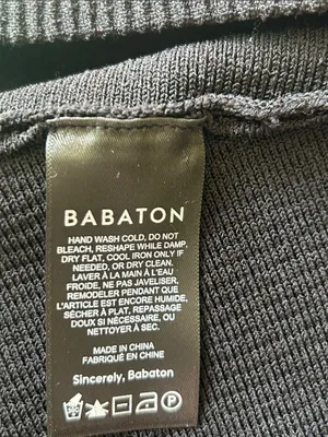 Babaton RacerbackCropped Ribbed Halter Black Top Size XS thumbnail 9