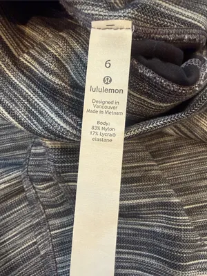 lululemon athletica Gray Space-Dye Leggings Size 6 - 25" - C1-133 thumbnail 2