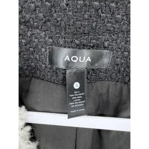AQUA Womens Jacket‎ Bl45cle Pearl Button Cropped S thumbnail 5
