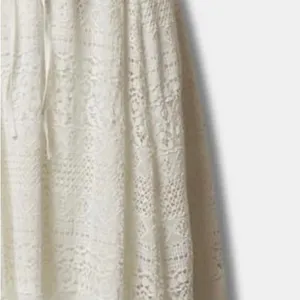 Torrid White Maxi Voile Crochet Trim Skirt thumbnail 5
