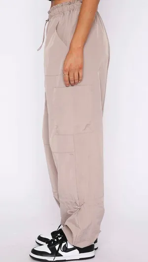 White Fox Tan Parachute Pants thumbnail 2