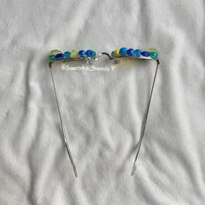 Notre Dame beaded sunglasses Gameday accessory thumbnail 3