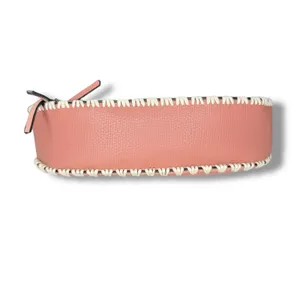 New Sondra Roberts Vegan Leather Tote‎ Shoulder Bag Top Handle Pink Whipstitch thumbnail 10