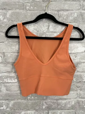 Lululemon Power Pivot Tank *Rib Golden Apricot thumbnail 2