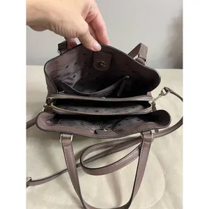 Kate Spade Jackson Medium Satchel Brown/White Colorblock Bag thumbnail 8