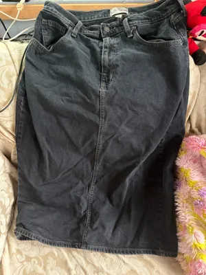 black denim skirt Size 10 thumbnail 1