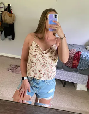 Forever 21 Cowl Neck Tank Too thumbnail 1