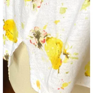 ANTHROPOLOGIE Vintage Flowers & Lemons T-Shirt by MEADOW RUE ~ Women's LARGE thumbnail 6