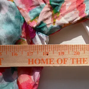 Soft Surroundings Evalina Maxi Dress Tropical Floral Boho‎ V Neck Smocked Waist thumbnail 10