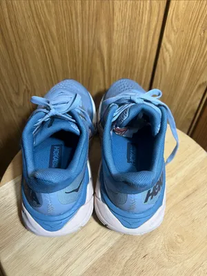 Hoka Women's Light Blue Athletic Running Shoes thumbnail 3