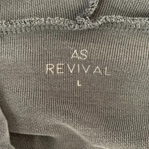 AS Revival Black Slouchy Hoodie Long Sleeve‎ Pullover Loungewear Small thumbnail 5