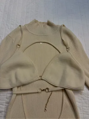 Michael Costello x REVOLVE "Dani" Cutout Sweater Mini Dress thumbnail 5