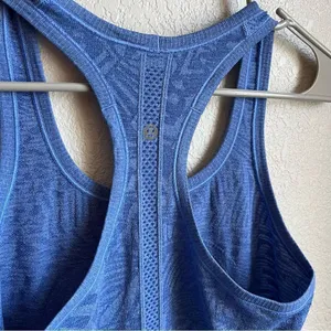 Lululemon Swiftly Tech Racerback Heathered Harbor Blue thumbnail 6