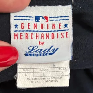 Cleveland Indians‎ Genuine Merchandise Navy Top Size Large thumbnail 4