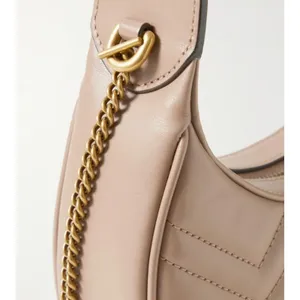 GUCCI Marmont moon quilted leather hobo shoulder bag crossbody bag thumbnail 5