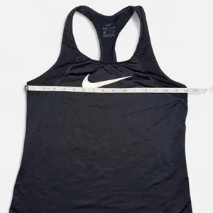 Nike Black and White Dri-Fit Racerback Athletic Tank Top; Size Small thumbnail 3