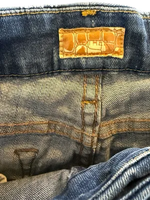 MOTHER The Looker Tequila Truth Skinny Jeans Distressed Women’s Size 28 thumbnail 6